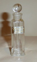 Vintage Nettie Rosenstein Odalisque Empty Perfume Bottle 2 3/4&quot; Tall - £31.58 GBP