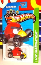 Hot Wheels 2012 New Models #47 Angry Birds Red Bird w/ 5SPs 2013 Board Release - £3.87 GBP