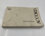 2002 Honda Accord Owners Manual Handbook OEM G03B53039 - $31.49