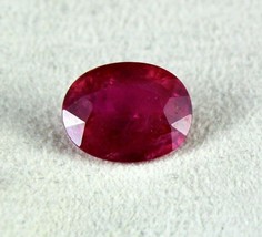 Certified Natural Heated Burmese Ruby Oval Cut 4.06 Ct Gemstone Ring Pen... - £18,599.53 GBP