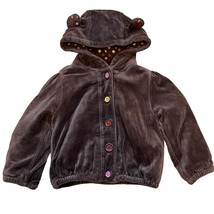 Gymboree &quot;Fall for Monkeys&quot; Sz 3T Hooded Button Up Jacket - $14.40
