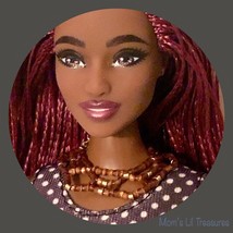 11-12” Fashion Doll Jewelry - Brown Beaded Collar Style Doll Necklace for Barbie - £6.93 GBP