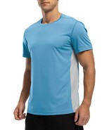 Basudam Men&#39;S Short Sleeve Shirts Quick Dry Cool Upf 50+ Lightweight, Sh... - £29.67 GBP