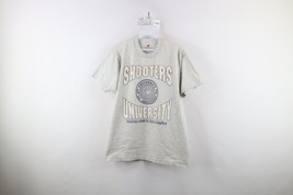 Vtg 90s Streetwear Mens Large Funny Spell Out University of Shooters T-S... - £31.24 GBP