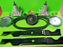 46&quot; High Lift Blade Deck Rebuild Kit fits Husqvarna YTH2246 blade belt spindle - $73.87