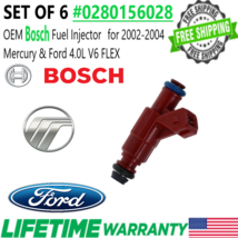 OEM BOSCH 1x Fuel Injector for 2002-2003 Ford Explorer 4.0L V6 FLEX #0280156028 - £30.02 GBP