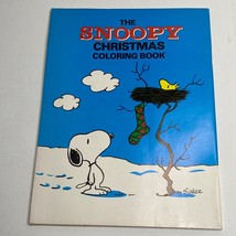 Vintage Peanuts The Snoopy Christmas Coloring Book Charlie Brown Lucy Sa... - £19.95 GBP