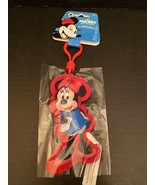 NEW Disney Minnie Mouse Plush Bag Keychain Clip Mickey &amp; Friends - £5.34 GBP