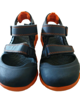 Stride Rite Made to Play Kids Size 12 Shoes Water Blue Orange Hook &amp; Loop - £9.03 GBP