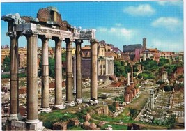 Italy Postcard Roma Rome Roman Forum  - £2.31 GBP