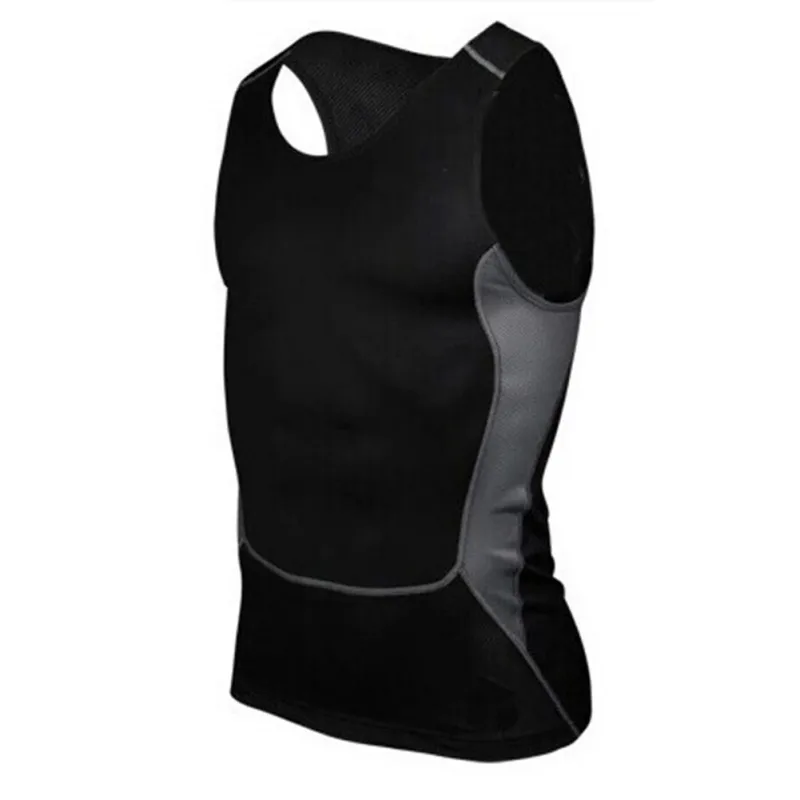 Sporting Men&#39;s Quick Dry Fitness Base Layer Top Compression Sleeveless Breathabl - £23.90 GBP