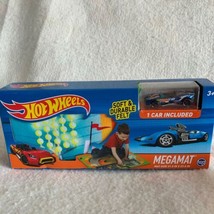Hot Wheels Megamat Play Mat Felt 1 Car Included Race Car Toy Set 30744 N... - $13.99