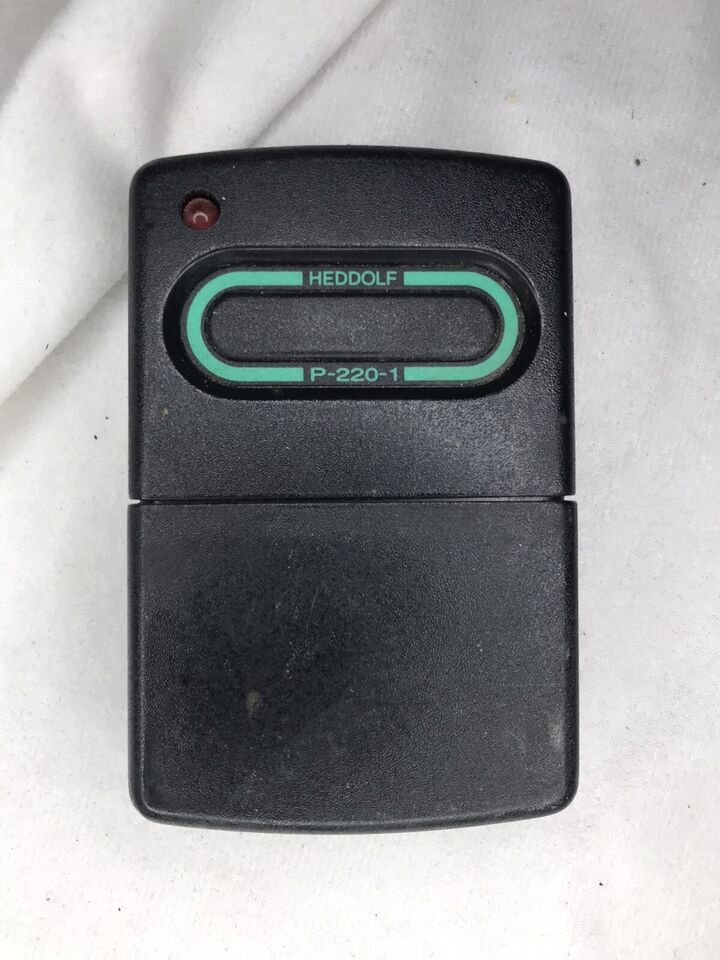 Heddolf P220-1 Transmitter Garage Door  Remote Tested &amp; Works - $12.00