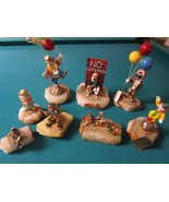 RON LEE CLOWN SCULPTURE FIGURINES 24 GOLD PLATES HANDPAINTED - PICK ONE - $123.99