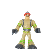 Rescue Heroes Billy Blaze Action Figure Fireman Firefighter 2018 Fisher Price 6" - $7.91