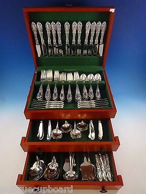 Primary image for King Richard by Towle Sterling Silver Flatware Set For 24 Service 157 pieces