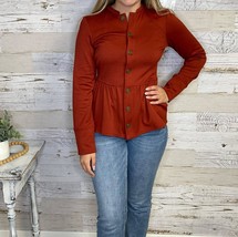 Grace &amp; Lace Knit Peplum Jacket Xs Size XS - $697.51 MXN