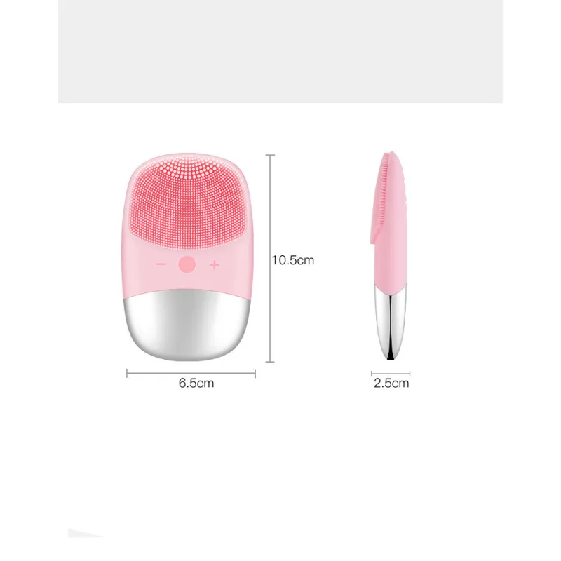 Mini Silicone Electric Facial Cleansing Brush – Portable Skin Massager &amp;... - $195.73 MXN
