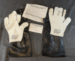 NEW BRUNSWICK PROTECTIVE GLOVE SET WHITE COTTON/BLACK RUBBER GLOVES M - $15.48