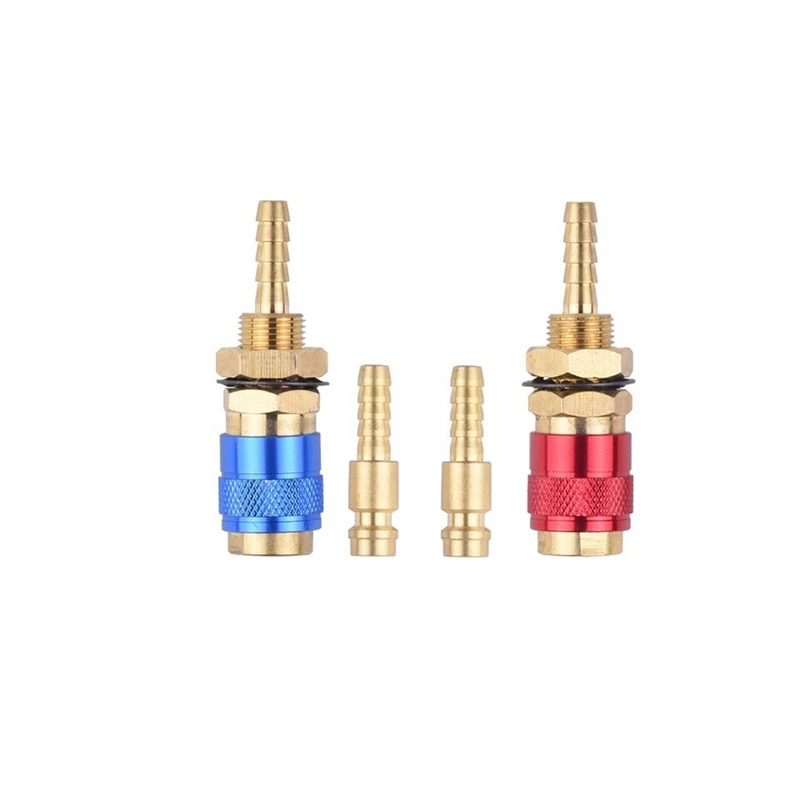 2Pcs Water Cooled Air Cooled Gas Water Adapter Quick Connector Fitting For MIG T - £44.59 GBP