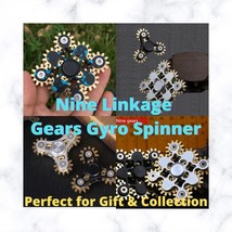 Four_Nine Gears Linkage fingertip | Metal Gyro Gear Chain Spinner toy fo... - £23.52 GBP+