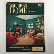 VTG The American Home Magazine January 1952 How To Paint with a Spray Gun - £7.38 GBP