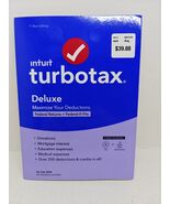 TurboTax DELUXE 2020 Federal Return Efile Windows /Mac CD - $366.69 MXN