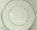 Fairbanks Sango Saucer White Flowers Scrolls and Dots - $12.86