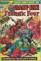 Giant Size Fantastic Four #3 ORIGINAL Vintage 1974 Marvel Comics  - £11.62 GBP