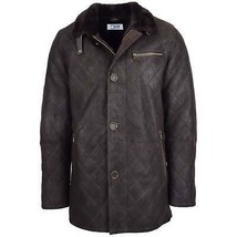 DR148 Men&#39;s Classic Sheepskin Jacket Fur Brown - £389.29 GBP