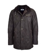 DR148 Men&#39;s Classic Sheepskin Jacket Fur Brown - £385.56 GBP