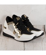 Michael Kors Liv Trainer Signature Logo Sneakers Women&#39;s Shoes Black Siz... - $2,886.76 MXN