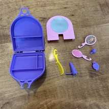 Barbie Accessories: 1979 Beauty Secrets Outfit purple Makeup Case Toiletries - £9.96 GBP
