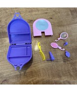 Barbie Accessories: 1979 Beauty Secrets Outfit purple Makeup Case Toilet... - £9.91 GBP