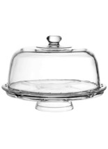 (6-in-1 Design) Cake Stand with Dome Multifunctional Serving Platter (a)... - $148.49