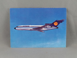 Vintage Postcard - Lufthansa  Boeing 727 Europa Jet - Promotional Postcard - £11.74 GBP