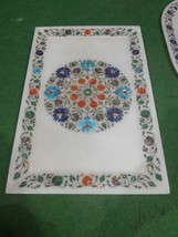 10&quot;x18&quot; Marble Big Trays Tray Serving Dishe Inlay Pietra Dura Columbus Day Decor - £1,413.87 GBP