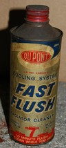 DUPONT COOLING SYSTEM FAST FLUSH VINTAGE COLLECTIBLE CAN AUTO GRAPHICS - $28.04