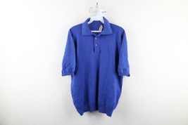 Vintage 50s 60s Streetwear Mens L Ban Lon Knit Collared Pullover Polo Sh... - $98.95