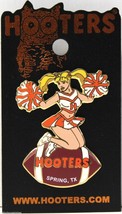 Sexy Hooters Girl Cheerleader Football Spring, Tx Lapel Pin - New - £10.22 GBP
