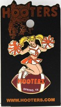 Sexy Hooters Girl Cheerleader Football Spring, Tx Lapel Pin - New - $12.99