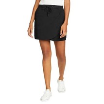 Eddie Bauer Tulip Hem Skort Skirt Womens XXL Black UPF 50+ Stretch NEW - $24.62