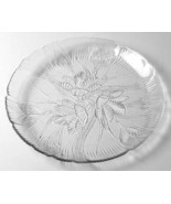 Arcoroc Clear Glass Canterbury Design Large Dinner Plate - Made In France - $14.99