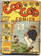 Coo Coo #1-1942-SUPERMOUSE ORIGIN-VERY Rare First Issue Comic Book - £269.09 GBP