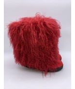 Bearpaw Boetis II Fur Boots Red Women’s Size 10 - £157.31 GBP