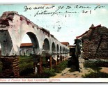 Ruins of Arches Mission San Juan Capistrano California CA  DB Postcard H25 - $2.92
