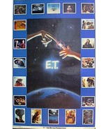 1982’s E.T. THE EXTRA-TERRESTRIAL original rolled 23x33 collage poster - $27.41 CAD