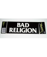 Bad Religion Bumper Sticker Vintage 1994 Rockerz MDigrafx Inc. - $39.99