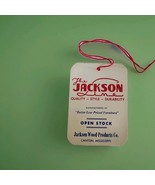The JACKSON FUNITURE TAG JACKSON WOOD COMPANY CANTON, MS - $150.15 MXN