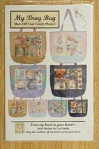 NOS Quilt Sewing Pattern My Brag Bag Shopping Tote Photo Purse Lori Smith #1401 - $9.89